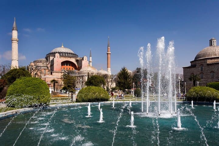 Istanbul Highlights: Hagia Sophia, Blue Mosque, Topkapi Palace & Grand Bazaar Guided Tour