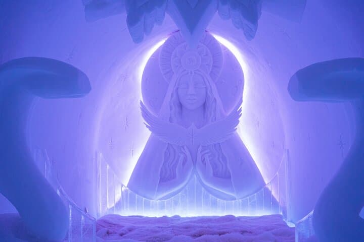 Alta Igloo Hotel Stay and Frozen Gargia Foss Waterfall Hike photo 4