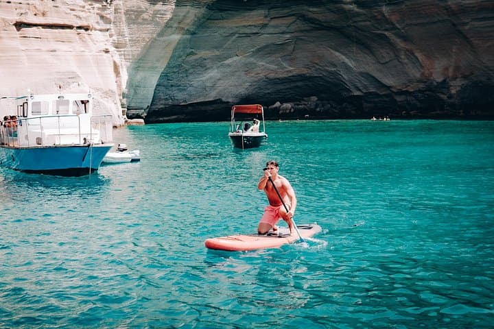 Morning Catamaran to Kleftiko Bay: Swim, Snorkel & Lunch from Adamas photo 3