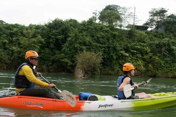 Vang Vieng Kayaking: Fun Rapids and Nam Song River Float Tour