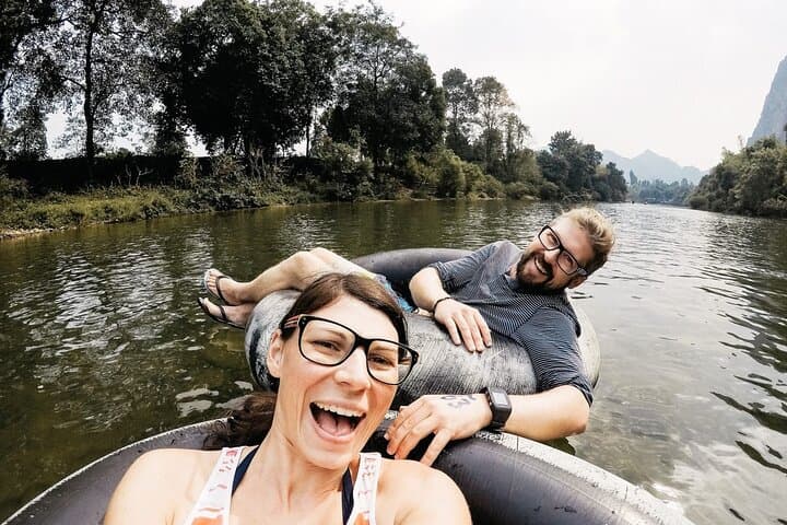 Vang Vieng Kayaking: Fun Rapids and Nam Song River Float Tour photo 3