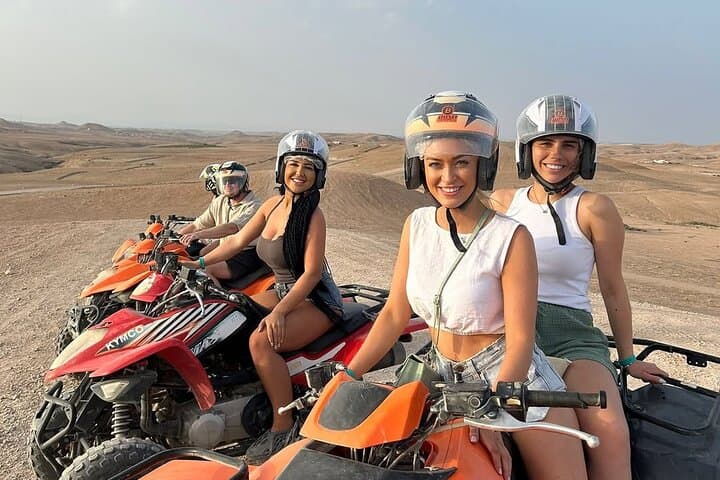 Agafay Desert Quad Bike, Camel Ride & Dinner Experience from Marrakech