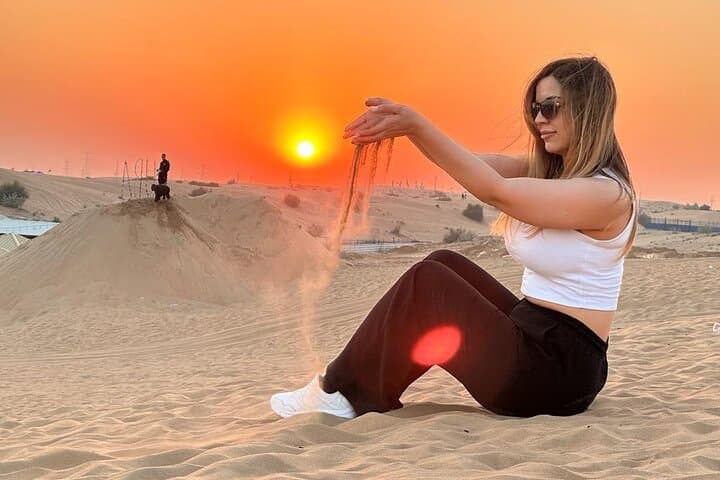 VIP Red Dune Safari Dubai — Sunset Dune Bashing, Camel Ride & BBQ Dinner photo 2