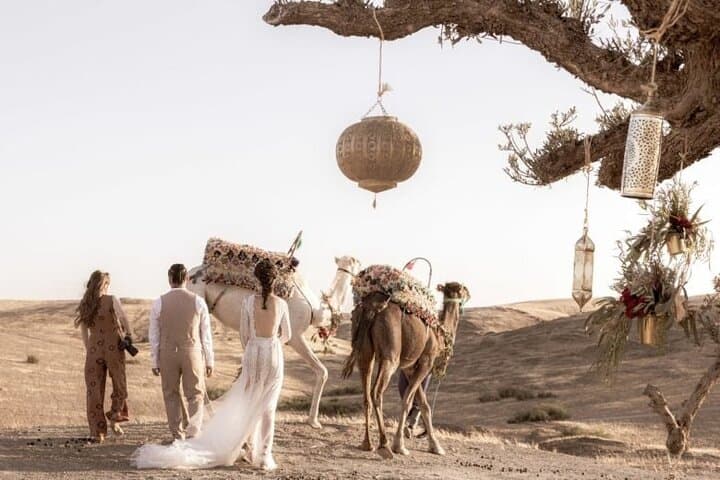 Sunset Camel Ride & Quad Adventure with Dinner Show in Agafay Desert photo 4