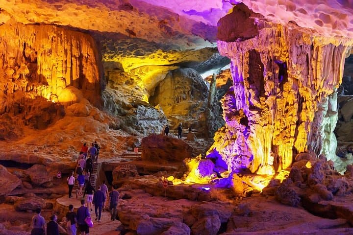 Full-Day Halong Bay Cruise from Hanoi: Surprising Cave, Luon Cave & Titov Island photo 4