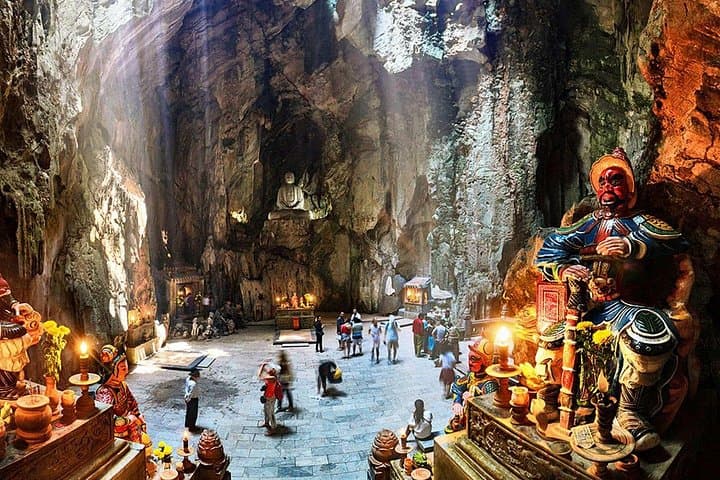 Marble Mountains & Hoi An Ancient Town Day Tour from Da Nang
