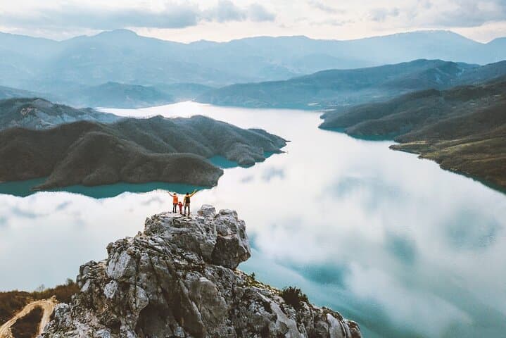 Bovilla Lake Day Tour from Tirana — Hike to Gamti Balcony, Swim and Canyon Views