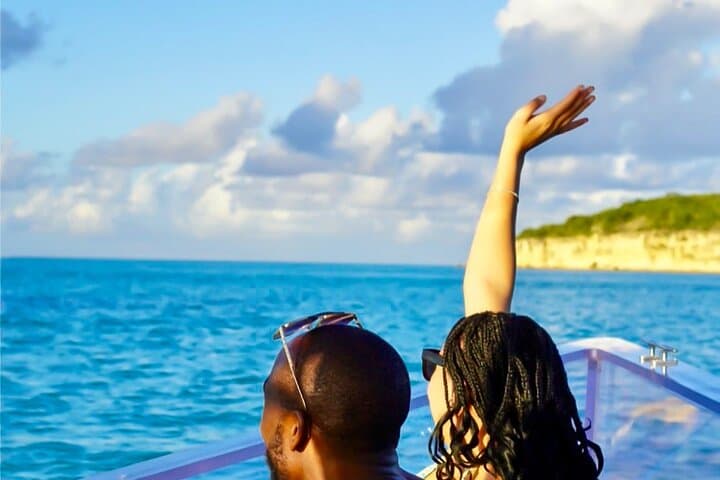 Transparent Boat Tour Antigua: Reef Explorers Glass-Bottom Experience & Beach Stop photo 4
