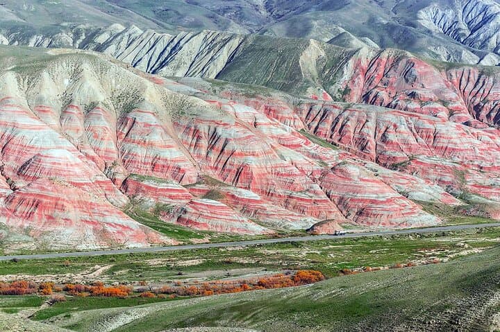 Exploring Guba's Candy Cane Mountains: Day Tour to Candy Stripe Hills, Gachresh Forest & Red Village photo 2