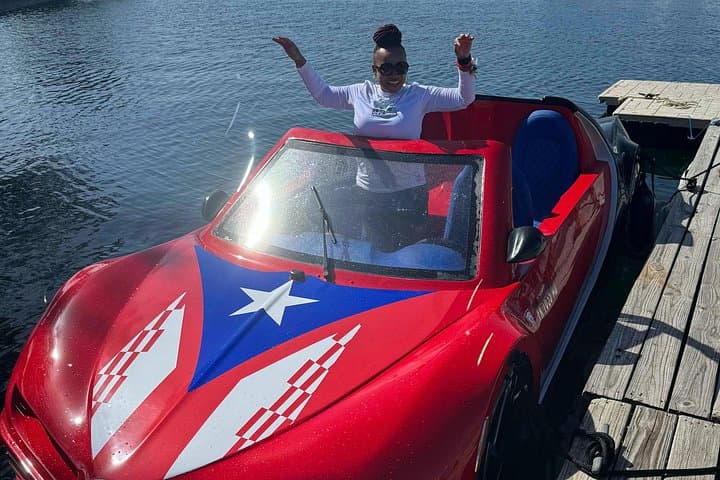 Drive a Jet Car in San Juan Bay: Bugatti-Style Water Jet Car Rental photo 2