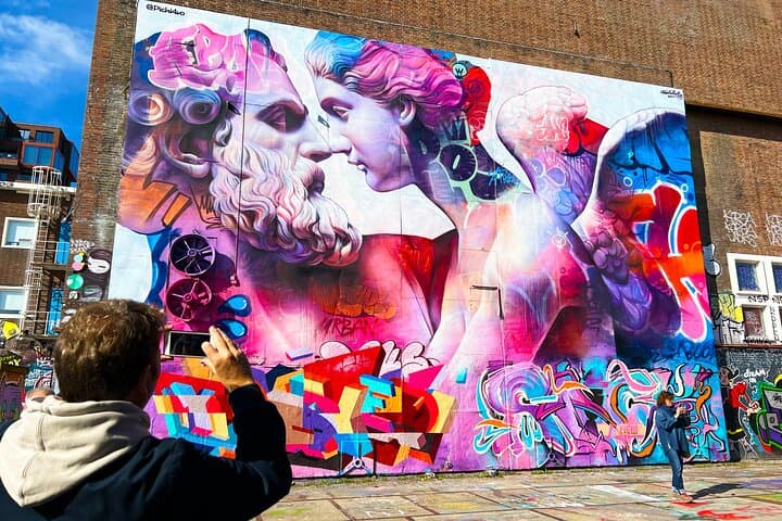 Private Amsterdam Street Art Walking Tour — NDSM Wharf, Red Light District & Canals photo 3