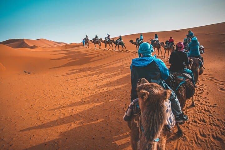 Dubai Desert Sunset Safari: Camel Ride, Sandboarding & BBQ Bedouin Camp photo 4