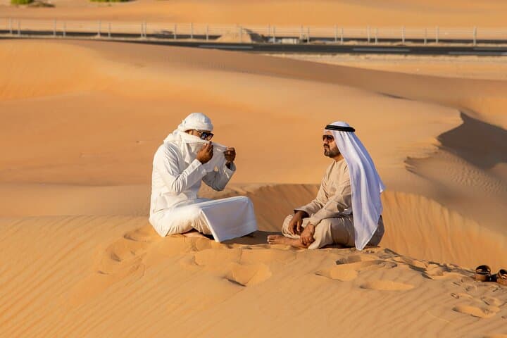 Dubai Desert Sunset Safari: Camel Ride, Sandboarding & BBQ Bedouin Camp photo 5