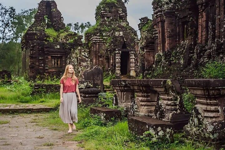 My Son Sanctuary and Rice Paper Making Half-Day Tour from Da Nang