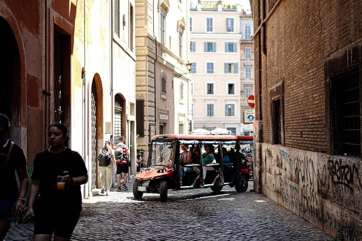Kickstarter Rome Tour for First Timers: 3-Hour Rome Highlights by Golf Cart