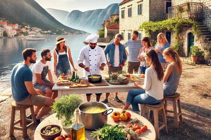 Heritage on a Plate: Kotor Walking & Gastronomic Gastronomy Tour