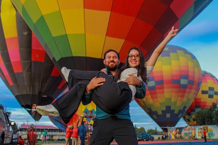 Sunrise Hot-Air Balloon Over Teotihuacan with Cave Breakfast & Pyramid Visit photo 3