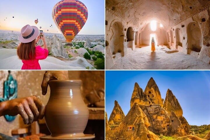2-Day Cappadocia Tour from Antalya — Cave Hotel Stay & Balloon Option