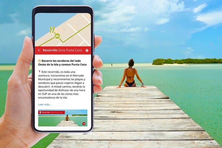 Self-Guided Holbox Bike & SUP Tour — Punta Mosquito, Punta Coco and Downtown Routes