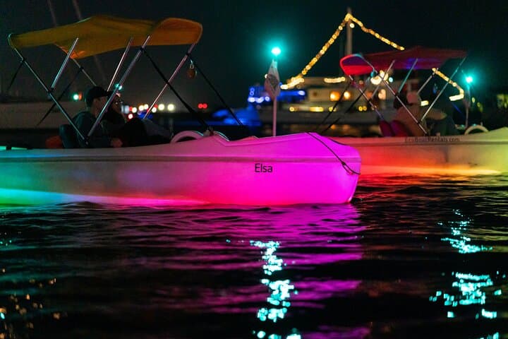 Glow Nighttime Pedal Boat Ride in San Diego Bay photo 2