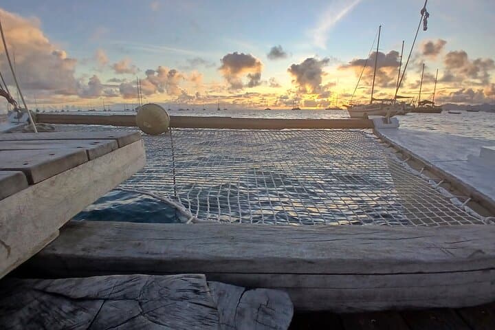 Sunset Sailing on Tahiti's Lagoon: Private Double-Canoe Experience photo 3