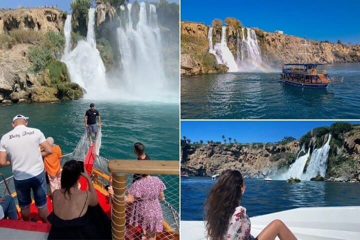 Antalya Waterfall Boat Tour: Lower Düden Swim, BBQ Lunch & Kundu Harbor Transfer photo 1