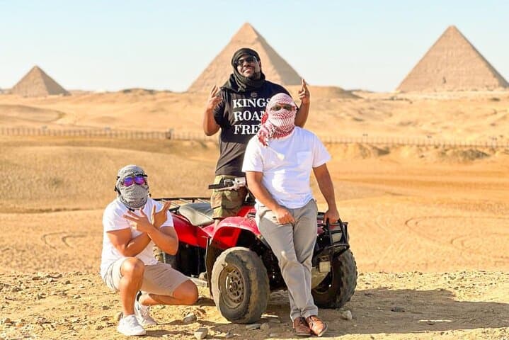 Sunset ATV Adventure at the Giza Pyramids: Quad Ride, Camel Trek & Sphinx photo 5