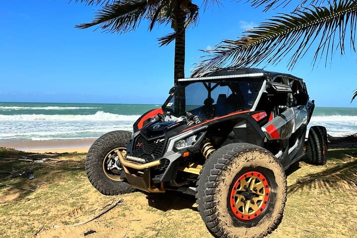 2.5-Hour UTV Beach Tour: Condado, Isla Verde & Piñones Boardwalk