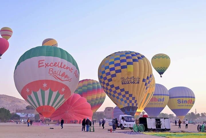 Sunrise Over Luxor: Overnight Tour with Hot Air Balloon from Marsa Alam photo 1