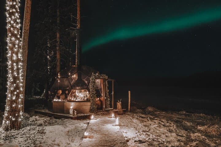 Glass Igloo Northern Lights Dinner Near Rovaniemi photo 4