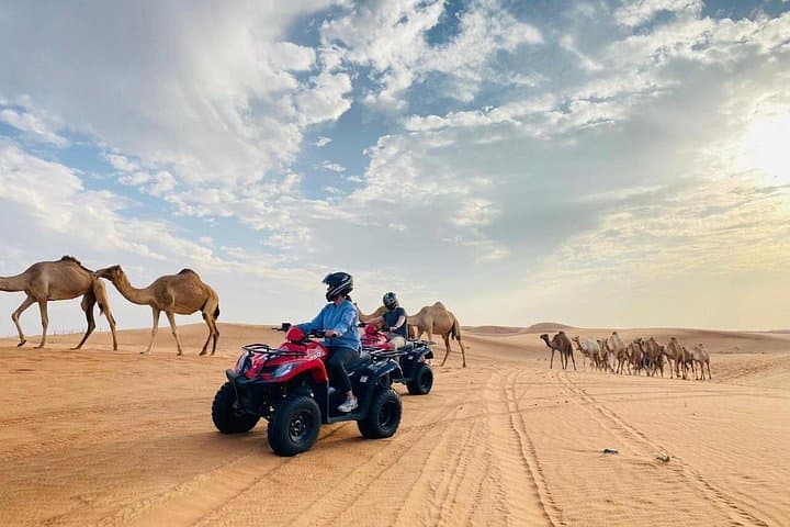 Red Dunes Desert Safari in Dubai — Quad Bike, Camel Ride & Sunset Sandboarding photo 2