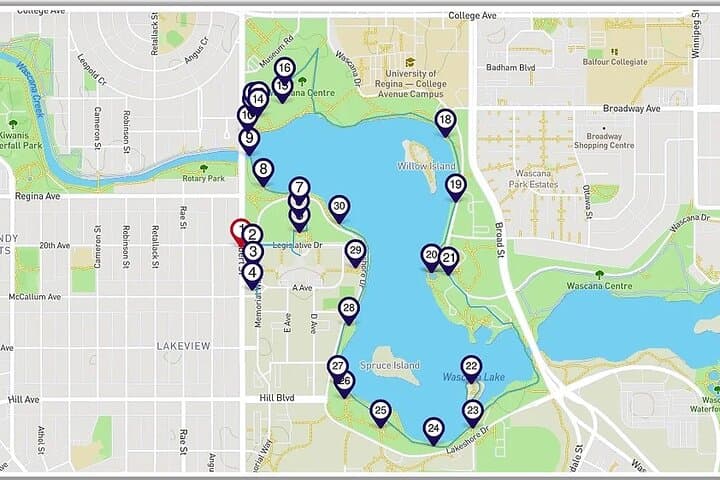 Regina Wascana Lake Audio Walking Tour — Self-Guided 5.5 km Historical Loop photo 2