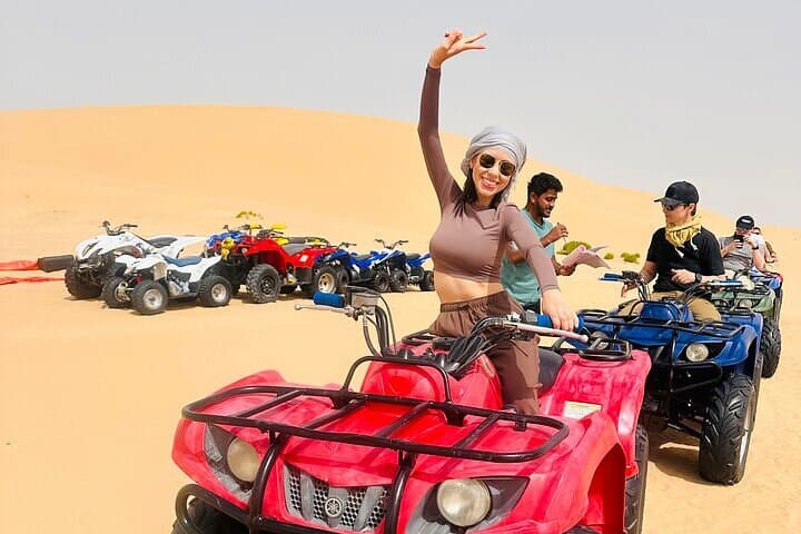 Abu Dhabi Desert Safari: 4x4 Dune Bashing, Sandboarding & Camel Ride