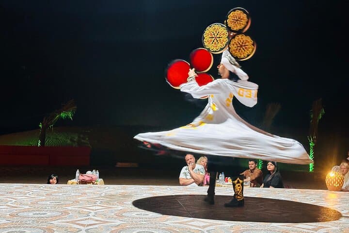 Evening Desert Camp & BBQ in Abu Dhabi: Cultural Night with Shows (No Dune Bashing)