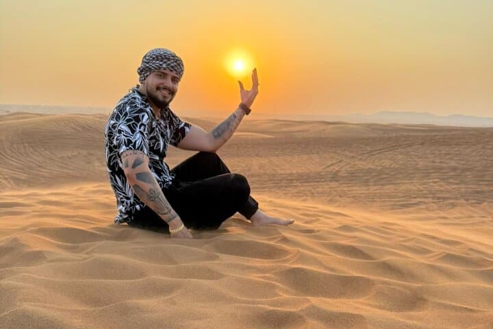 Dubai Evening Desert Safari: Dune Bashing, Sandboarding & Bedouin Camp Experience photo 2