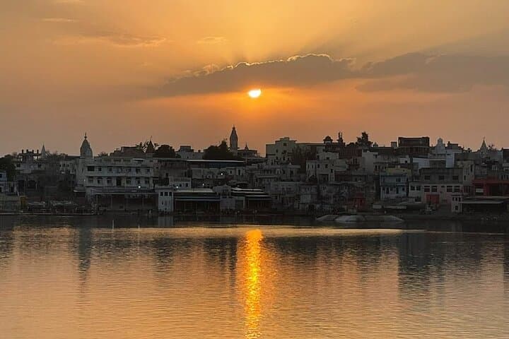 Jaipur to Pushkar Day Trip: Camel Safari, Brahma Temple & Savitri Ropeway Sunset photo 2