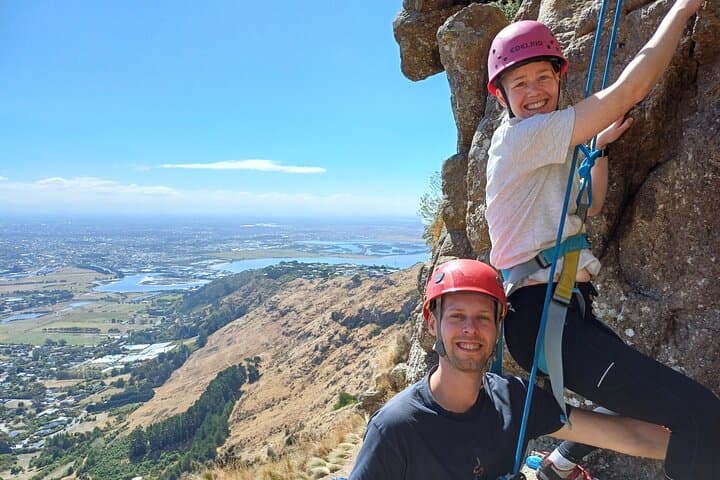 Port Hills Rock Climbing Near Christchurch — Guided Half- and Full-Day Climbs photo 1