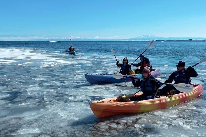 Drift-Ice Kayaking on the Sea of Okhotsk — Abashiri Ice Floes & Fresh Seafood