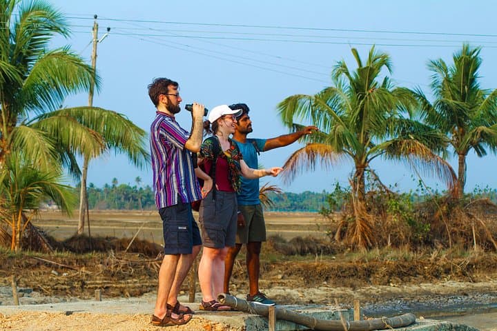 Chellanam Village Walking Tour & Birdwatching from Kondailip Heritage Resort