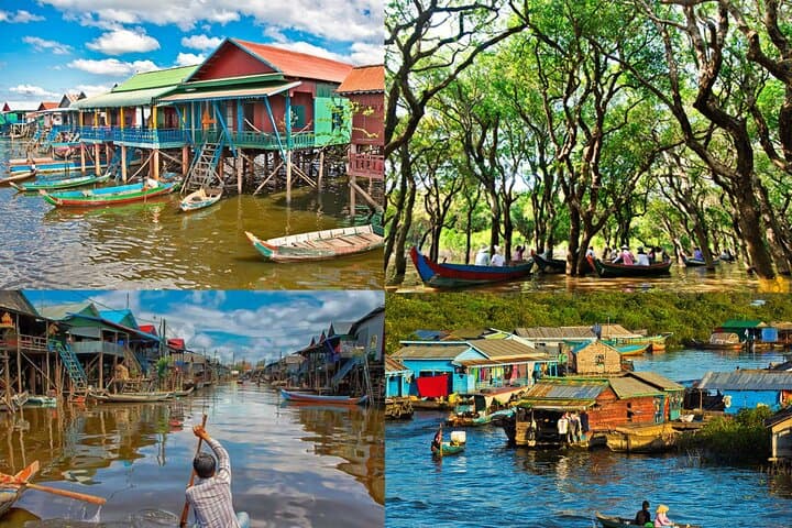 Kompong Phluk Floating Village & Tonle Sap Mangrove Cruise — Half-Day from Siem Reap