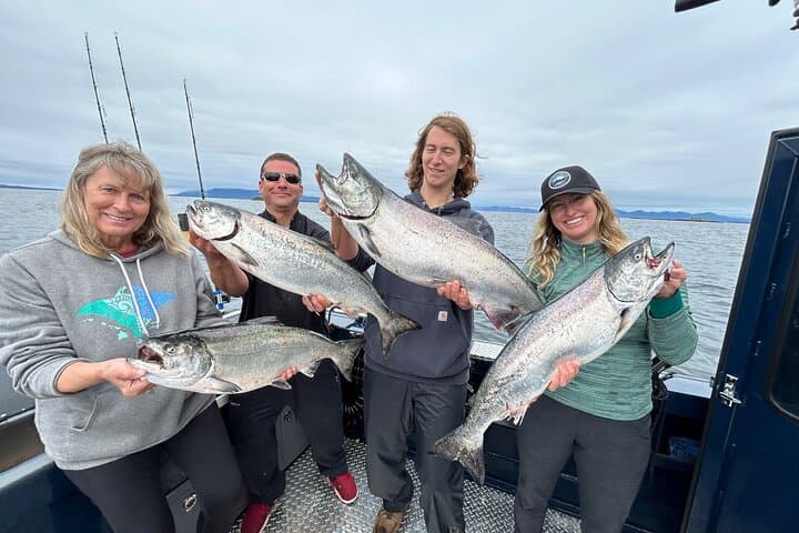 Ketchikan Private Salmon & Halibut Fishing Combo with Whale Watching — 5-Hour Charter