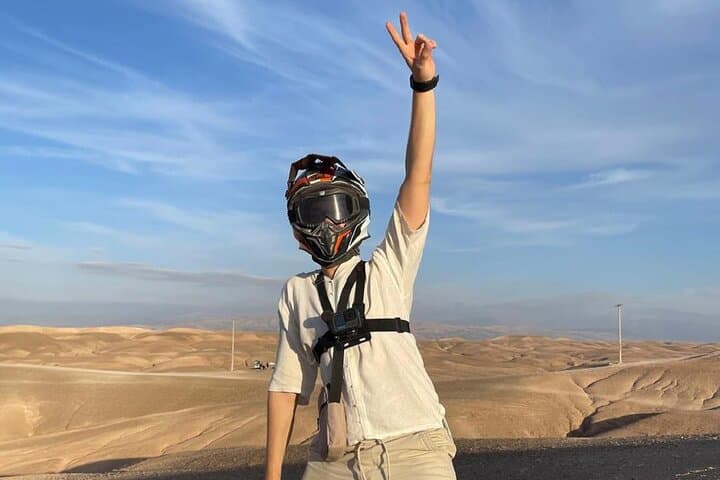 Agafay Desert Quad Biking Adventure with Tea and Transfer photo 4