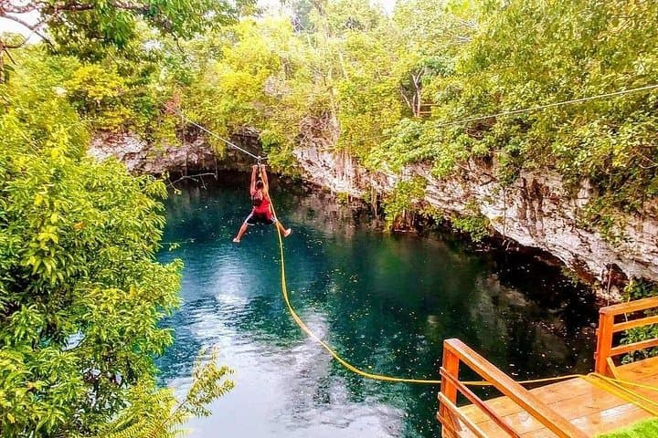 Blue Lagoon Full-Day Tour from Puerto Plata — Beaches, Cave & 10m Rope Jump photo 2