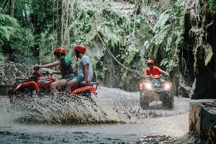 Ubud Adventure: ATV Quad-Bike and Ayung River Rafting Combo