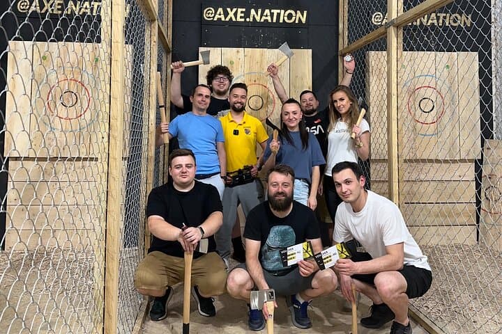 Katowice Axe Throwing: Private Axe Nation Session with Pro Coaches photo 6