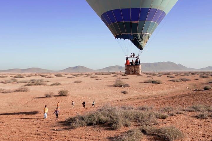 Sunrise Hot Air Balloon Flight Over Marrakech with Berber Breakfast