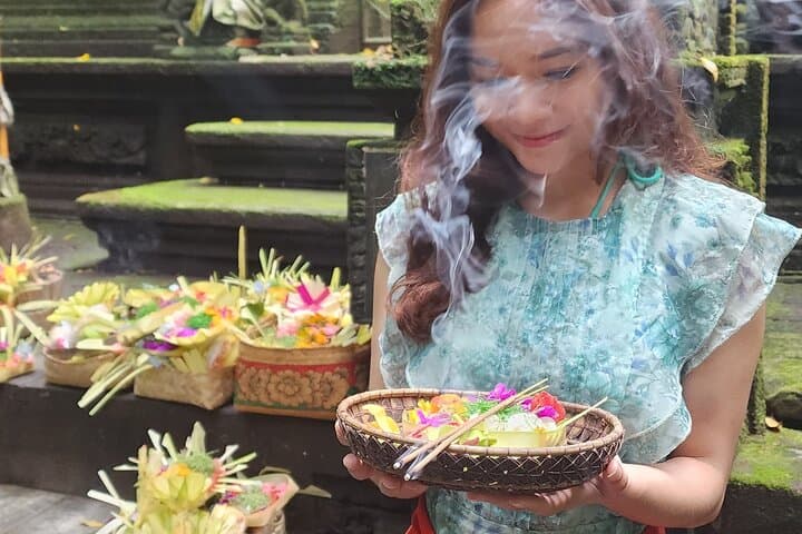 Balinese Melukat Private Holy Water Purification at Sebatu Temple Ubud photo 4