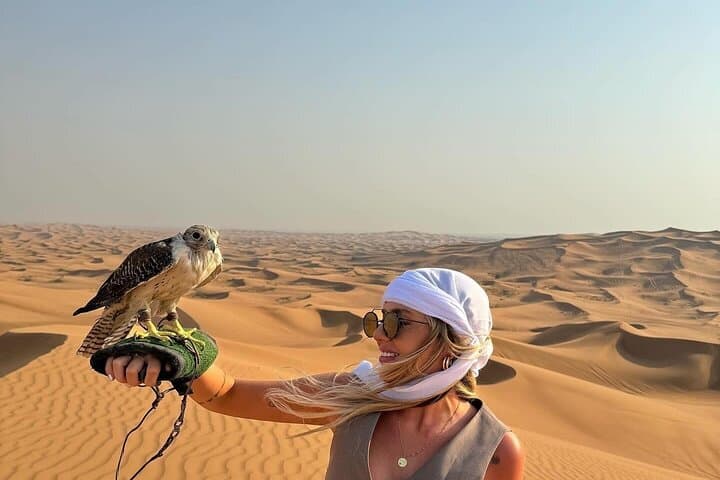 Premium Dubai Desert Safari: Dune Bashing, Camel Ride & Sunset BBQ Experience photo 5