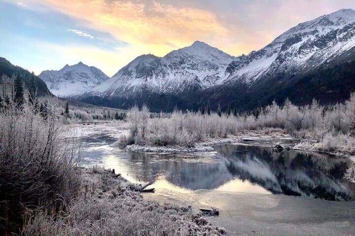 Winter Valley and Forest Hike — Eagle River Snow Walk & Barbara Falls