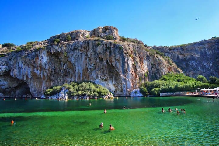 Vouliagmeni Thermal Lake and Temple of Poseidon Private Tour from Athens